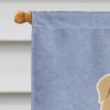 Bulldog  - Fawn - Welcome House Flag