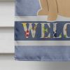 Bulldog  - Fawn - Welcome House Flag