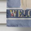 Bull Terrier - White - Welcome House Flag