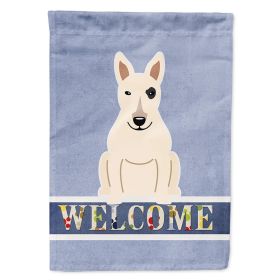 Bull Terrier - White - Welcome House Flag