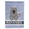Chow Chow - Blue - Welcome House Flag