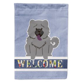 Chow Chow - Blue - Welcome House Flag