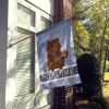 Chow Chow - Chocolate - Welcome House Flag