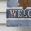 Chow Chow - Chocolate - Welcome House Flag