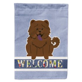 Chow Chow - Chocolate - Welcome House Flag