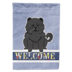 Chow Chow - Black - Welcome House Flag