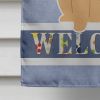 Chow Chow - Cream - Welcome House Flag