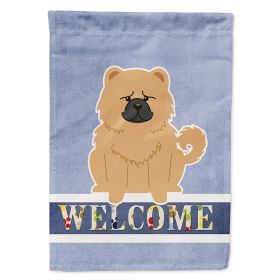 Chow Chow - Cream - Welcome House Flag