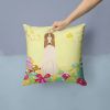 Borzoi Easter Eggs Decorative Pillow