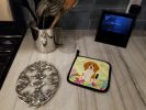 Beagle Easter Eggs Pair of Potholders