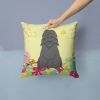 Bouvier des Flandres Easter Eggs Decorative Pillow