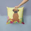 Boxer - Brindle - Easter Eggs Decorative Pillow