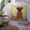 Boxer - Brindle - Easter Eggs Decorative Pillow