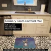 French Bulldog Watercolor Bathroom/Kitchen Mat