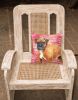 Boxer 1 Love Stripes Fabric Decorative Pillow