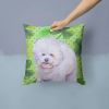 Bichon Frise St Patrick's Decorative Pillow