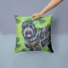 Black Russian Terrier St Patrick's Decorative Pillow