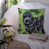 Black Russian Terrier St Patrick's Decorative Pillow