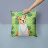 Basenji St Patrick's Decorative Pillow