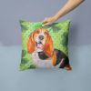 Basset Hound St Patrick's Decorative Pillow