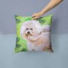 Bichon Frise #2 St Patrick's Decorative Pillow