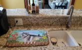 Alaskan Malamute Spring Dish Drying Mat