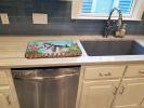 Alaskan Malamute Spring Dish Drying Mat