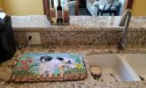 Borzoi Spring Dish Drying Mat