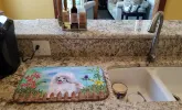 Poodle - Medium Spring Dish Drying Mat