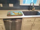 Italian Greyhound Spring Dish Drying Mat