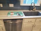Boxer - Black and Snowman Dish Drying Mat