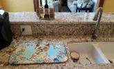 Cairn Terrier Dish Drying Mat