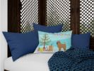 Affenpinscher - Tan - Christmas Tree Decorative Pillow Style 2
