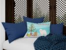 American Eskimo - Christmas Tree Decorative Pillow Style 2