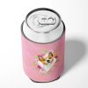 Basenji Pink Flowers Can Hugger