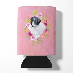 Borzoi/Russian Wolfhound Pink Flowers Can Hugger
