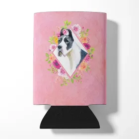 Great Dane Pink Flowers Can Hugger