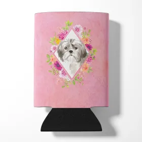 Shih Tzu - Puppy - Pink Flowers Can Hugger