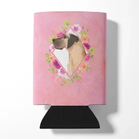 Great Dane - Fawn - Pink Flowers Can Hugger