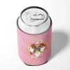 Boxer Pink Flowers Can Hugger