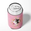 Border Collie Pink Flowers Can Hugger