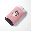 Bernese Mountain Dog Style #2 Pink Flowers Can Hugger