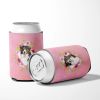 Bernese Mountain Dog Style #2 Pink Flowers Can Hugger