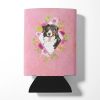 Bernese Mountain Dog Style #2 Pink Flowers Can Hugger
