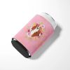 Basset Hound Style #2 Pink Flowers Can Hugger