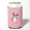 Australian Shepherd Pink Flowers Can Hugger