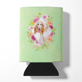 Afghan Hound Green Flowers Can Hugger