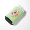 Akita Green Flowers Can Hugger