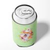 Akita Green Flowers Can Hugger