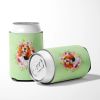 Basset Hound Green Flowers Can Hugger